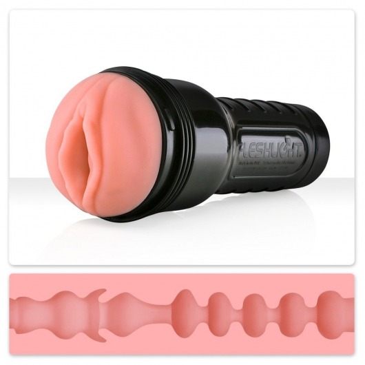 Мастурбатор-вагина Fleshlight - Pink Lady Mini-Lotus - Fleshlight - в Люберцах купить с доставкой