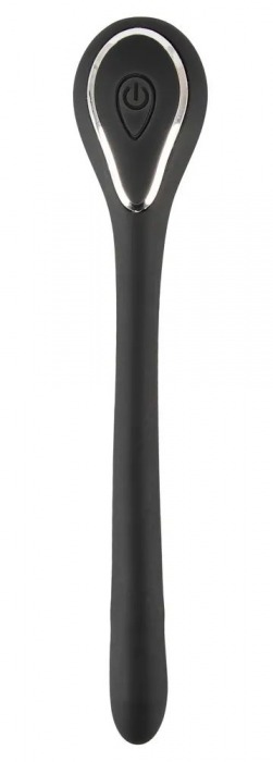 Черный гибкий уретральный стимулятор с вибрацией Vibrating Bendable Dilator - 13,5 см. - Orion - купить с доставкой в Люберцах