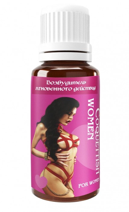 Возбудитель мгновенного действия Coquettish Women - 30 мл. - Миагра - купить с доставкой в Люберцах