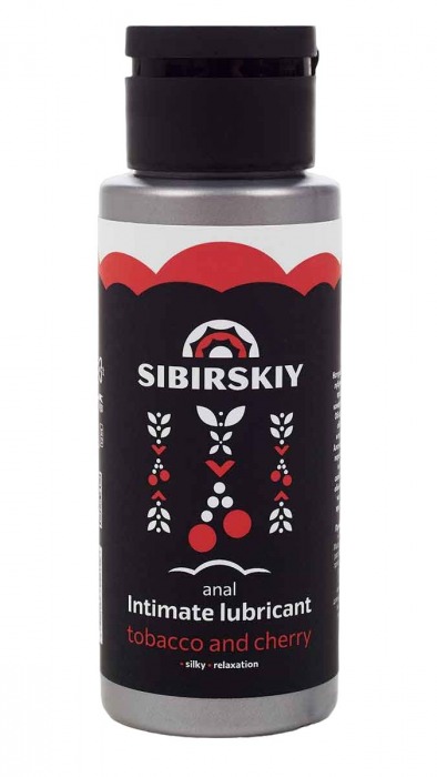 Анальный лубрикант на водной основе SIBIRSKIY с ароматом вишни и табака - 100 мл. - Sibirskiy - купить с доставкой в Люберцах