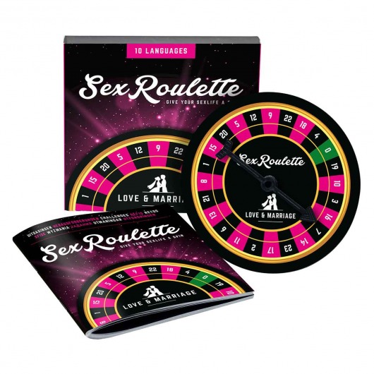 Настольная игра-рулетка Sex Roulette Love   Marriage - Tease&Please - купить с доставкой в Люберцах