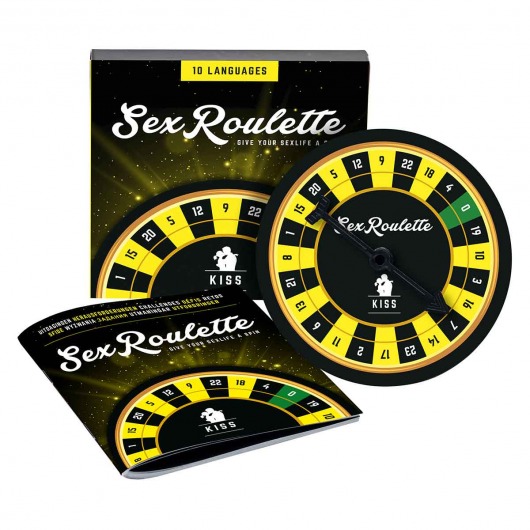 Настольная игра-рулетка Sex Roulette Kiss - Tease&Please - купить с доставкой в Люберцах