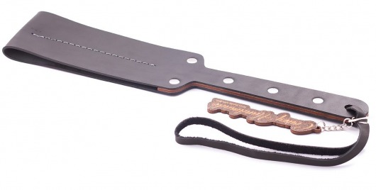 Гладкий мягкий удлиненный пэддл с заклепками - 32 см. - Crazy Handmade - купить с доставкой в Люберцах