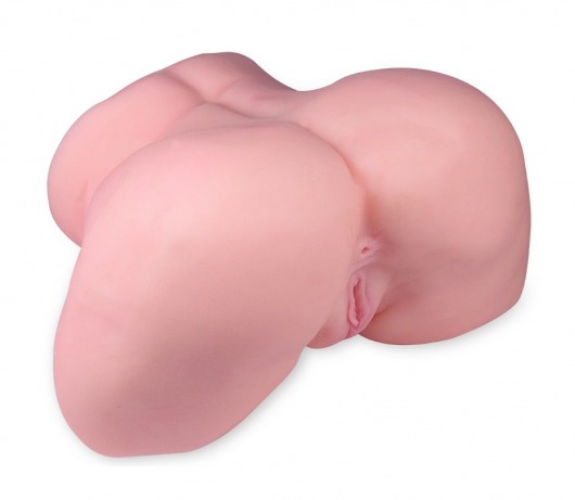 Реалистичный мастурбатор-полуторс с 2 рабочими отверстиями - S-HANDE - в Люберцах купить с доставкой