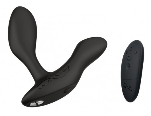Черный анальный вибратор We-Vibe Vector+ - We-vibe - в Люберцах купить с доставкой