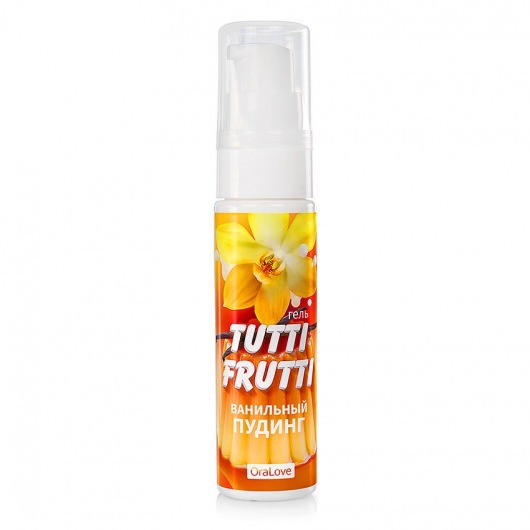 Интимный гель на водной основе Tutti-Frutti  Ванильный пудинг  - 30 гр. - Биоритм - купить с доставкой в Люберцах