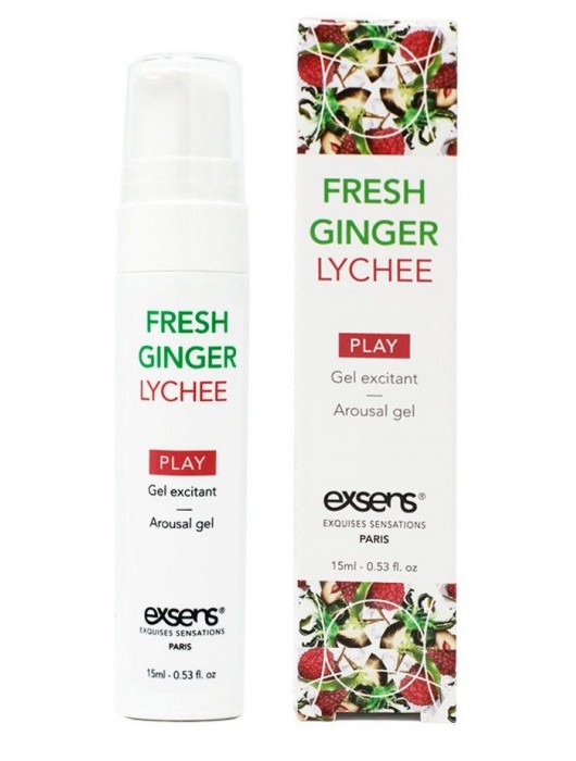 Возбуждающий гель Fresh Ginger Lychee Arousal Gel - 15 мл. - Exsens - купить с доставкой в Люберцах