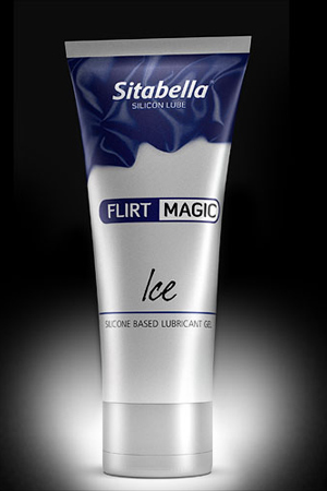 Силиконовая гель-смазка FLIRT MAGIC Ice с лёгким пролонгирующим эффектом - 75 мл. - Sitabella - купить с доставкой в Люберцах