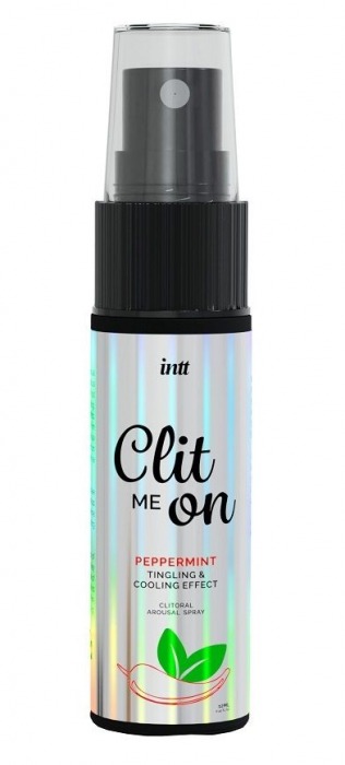 Клиторальный возбуждающий спрей Clit Me On Peppermint - 12 мл. - INTT - купить с доставкой в Люберцах