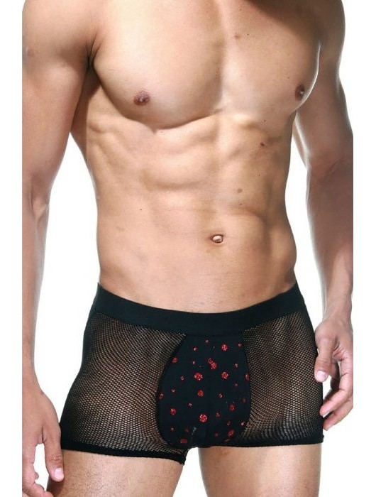 Черные сетчатые мужские боксеры - La Blinque купить с доставкой