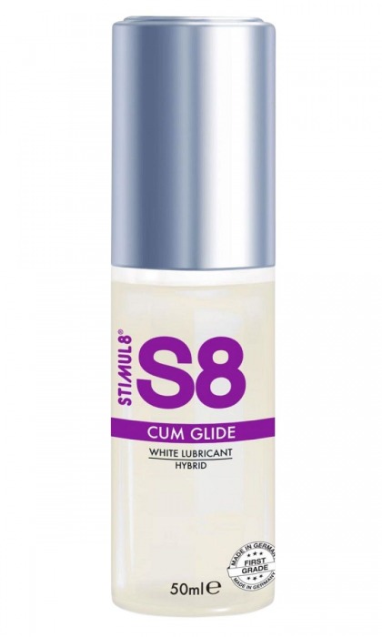 Гибридный лубрикант S8 Hybrid Cum Glide с консистенцией спермы - 50 мл. - Stimul8 - купить с доставкой в Люберцах