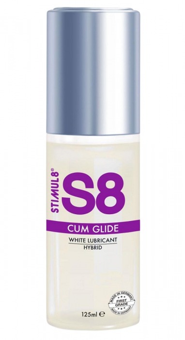 Гибридный лубрикант S8 Hybrid Cum Glide с консистенцией спермы - 125 мл. - Stimul8 - купить с доставкой в Люберцах