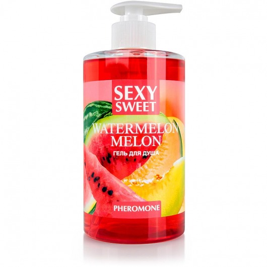 Гель для душа Sexy Sweet Watermelon Melon с ароматом арбуза, дыни и феромонами - 430 мл. -  - Магазин феромонов в Люберцах