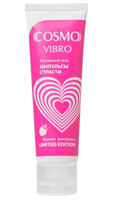 Возбуждающий гель на водно-силиконовой основе Cosmo Vibro с ароматом земляники - 50 гр. - Биоритм - купить с доставкой в Люберцах