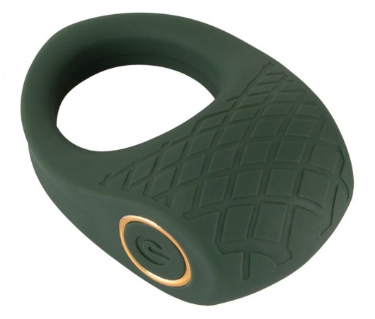 Зеленое эрекционное виброкольцо Luxurious Vibro Cock Ring - Orion - в Люберцах купить с доставкой