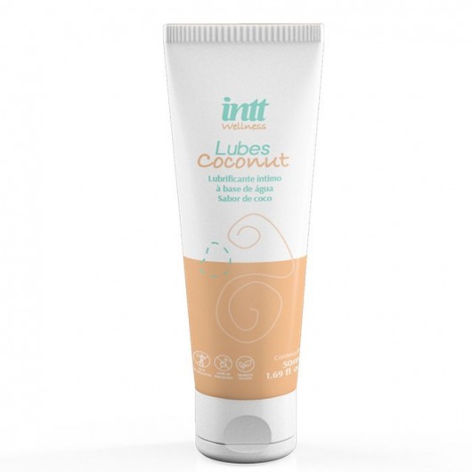 Лубрикант на водной основе Lubes Coconut с ароматом кокоса - 50 гр. - INTT - купить с доставкой в Люберцах