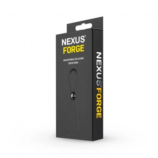 Черное эрекционное лассо Nexus Forge Single - Nexus Range - в Люберцах купить с доставкой