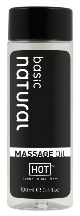 Массажное масло для тела Natural Basic - 100 мл. - HOT - купить с доставкой в Люберцах