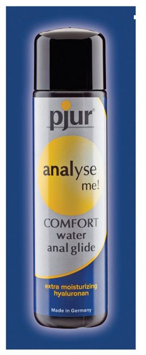 Анальный лубрикант pjur ANALYSE ME Comfort Water Anal Glide - 2 мл. - Pjur - купить с доставкой в Люберцах