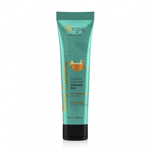 Съедобный интимный гель Orgie Lube Tube Cocktail Pina Colada - 100 мл. - ORGIE - купить с доставкой в Люберцах