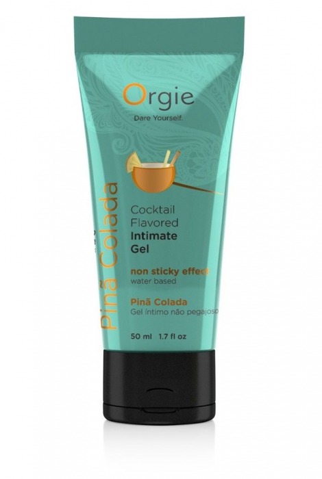 Съедобный интимный гель Orgie Lube Tube Cocktail Pina Colada - 50 мл. - ORGIE - купить с доставкой в Люберцах