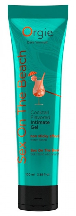 Съедобный интимный гель Orgie Lube Tube Cocktail Sex On The Beach - 100 мл. - ORGIE - купить с доставкой в Люберцах