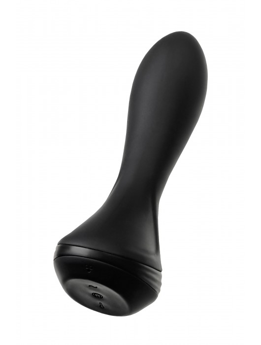Черная надувная анальная вибровтулка Phoenix - 13,5 см. - POPO Pleasure