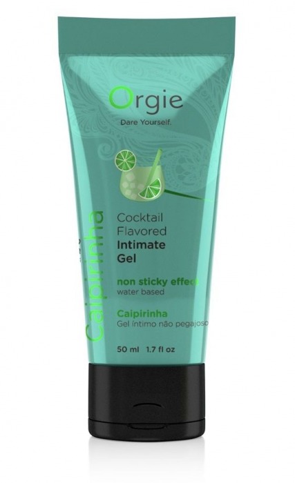 Съедобный интимный гель Orgie Lube Tube Cocktail Caipirinha - 50 мл. - ORGIE - купить с доставкой в Люберцах