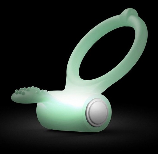 Светящееся в темноте эрекционное виброкольцо Power Clit - Dorcel - в Люберцах купить с доставкой