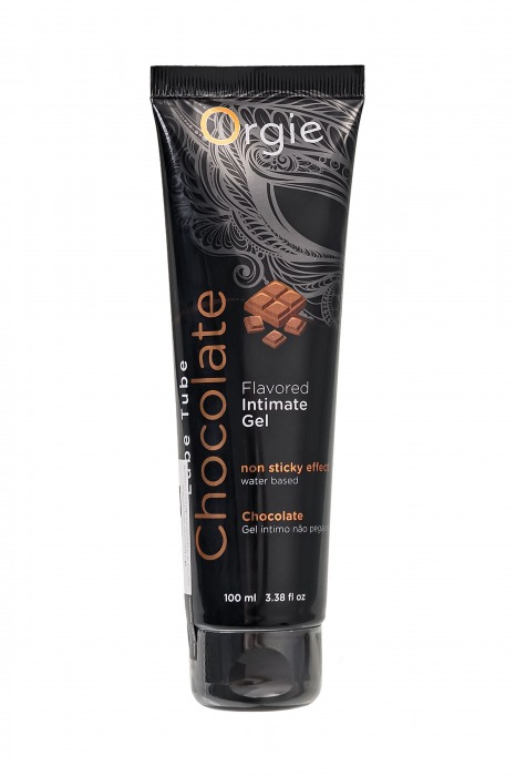 Интимный гель на водной основе Lube Tube Chocolate с шоколадным вкусом - 100 мл. - ORGIE - купить с доставкой в Люберцах