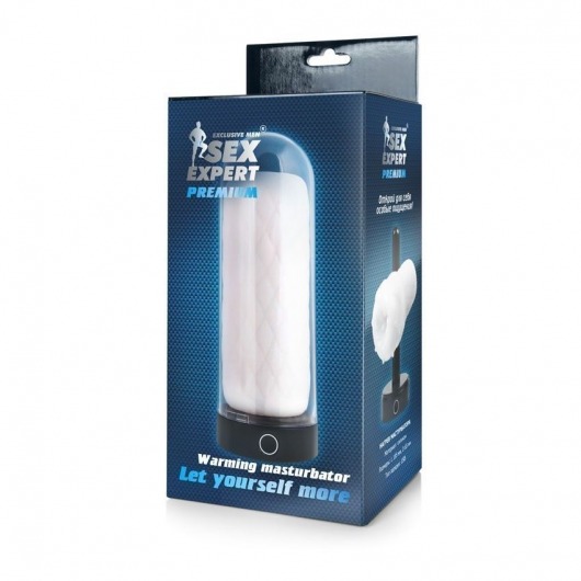 Оригинальный мастурбатор в колбе с нагревом - Sex Expert - в Люберцах купить с доставкой