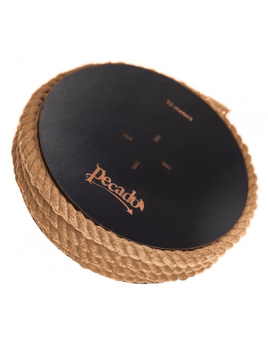 Джутовая веревка для шибари на катушке - 10 м. - Pecado - купить с доставкой в Люберцах