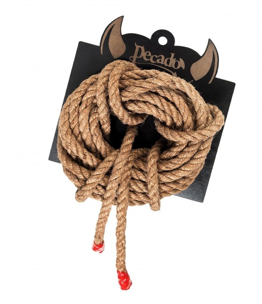 Джутовая веревка для шибари - 5 м. - Pecado - купить с доставкой в Люберцах