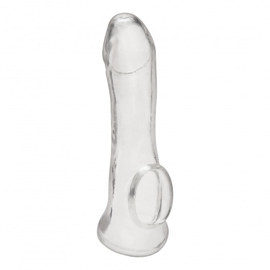 Прозрачная насадка на пенис Transparent Penis Enhancing Sleeve Extension - 15,9 см. - BlueLine - в Люберцах купить с доставкой
