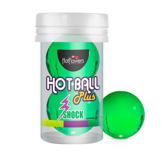 Лубрикант на силиконовой основе Hot Ball Plus с покалывающим эффектом (2 шарика по 3 гр.) - HotFlowers - купить с доставкой в Люберцах