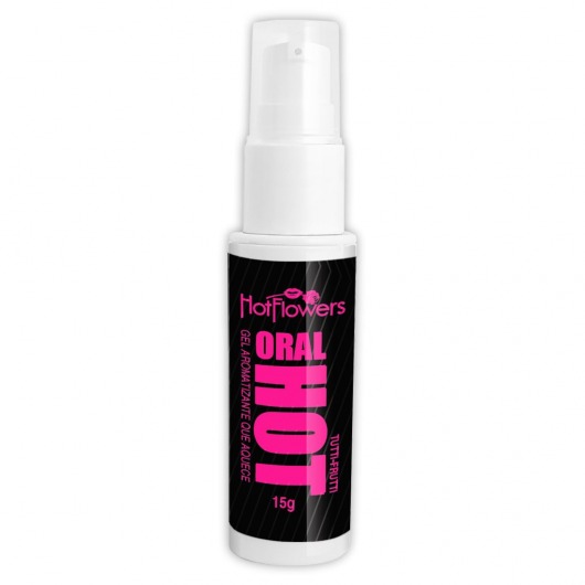 Гель для оральных ласк Oral Hot с согревающим эффектом - 15 гр. - HotFlowers - купить с доставкой в Люберцах