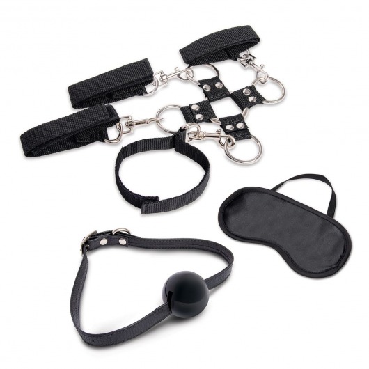 Набор для фиксации из 7 предметов Hogtie   Ball Gag Kit - Lux Fetish - купить с доставкой в Люберцах
