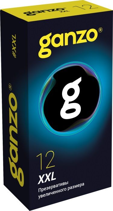 Презервативы увеличенного размера Ganzo XXL - 12 шт. - Ganzo - купить с доставкой в Люберцах