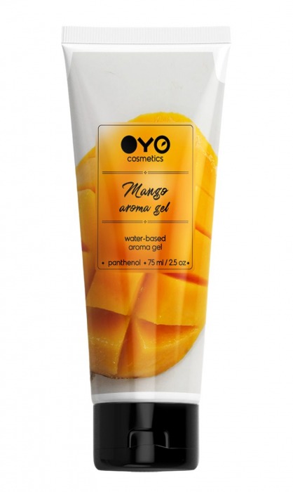 Лубрикант на водной основе OYO Aroma Gel Mango с ароматом манго - 75 мл. - OYO - купить с доставкой в Люберцах