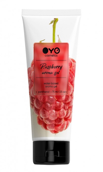 Лубрикант на водной основе OYO Aroma Gel Raspberry с ароматом малины - 75 мл. - OYO - купить с доставкой в Люберцах