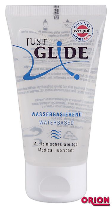 Вагинальная смазка на водной основе JUSTGLIDE - 50 мл. - Orion - купить с доставкой в Люберцах