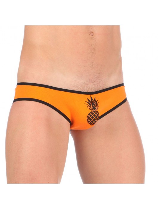 Мужские мини-слипы с черной окантовкой Pineapple - Boefje купить с доставкой