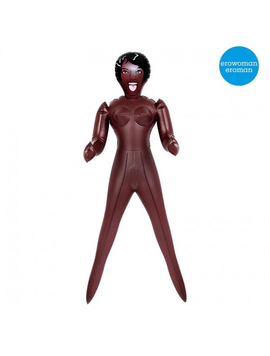 Темнокожая секс-кукла Шарлиз с 3 рабочими отверстиями - Erowoman-Eroman - в Люберцах купить с доставкой