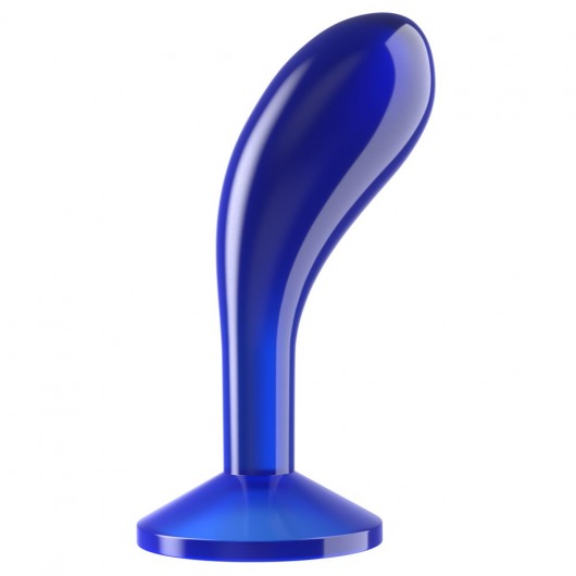 Синяя анальная втулка Flawless Clear Prostate Plug 6.0 - 15 см. - Lovetoy - в Люберцах купить с доставкой