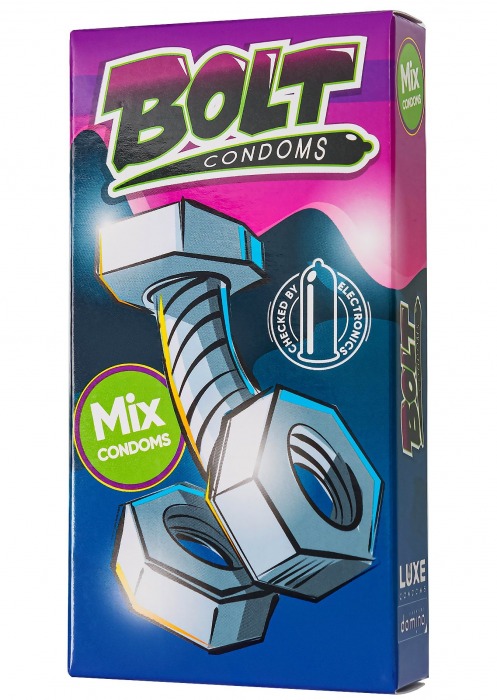 Набор презервативов Bolt Condoms - Luxe - купить с доставкой в Люберцах