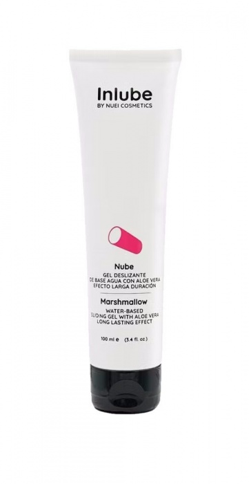 Лубрикант на водной основе Nuei Inlube с алоэ вера и ароматом маршмеллоу -100 мл. - Nuei cosmetics - купить с доставкой в Люберцах