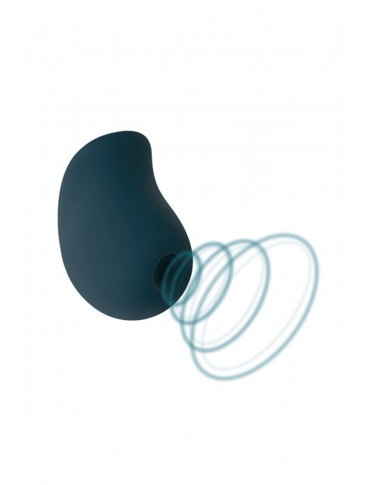 Темно-зеленый вакуум-волновой бесконтактный стимулятор клитора Mea - Fun Factory