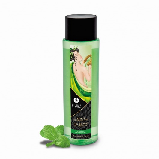 Гель для душа Sensual Mint с ароматом мяты - 370 мл. -  - Магазин феромонов в Люберцах