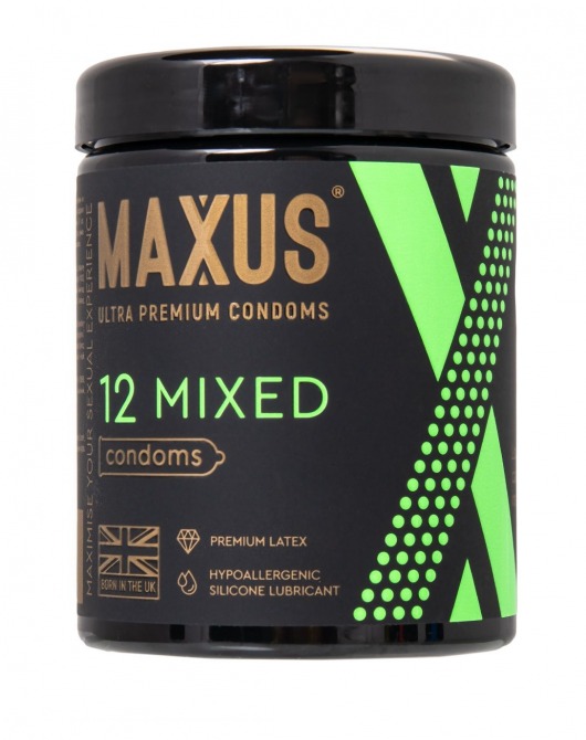 Презервативы MAXUS Mixed - 12 шт. - Maxus - купить с доставкой в Люберцах