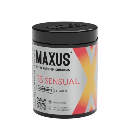 Анатомические презервативы MAXUS Sensual - 15 шт. - Maxus - купить с доставкой в Люберцах